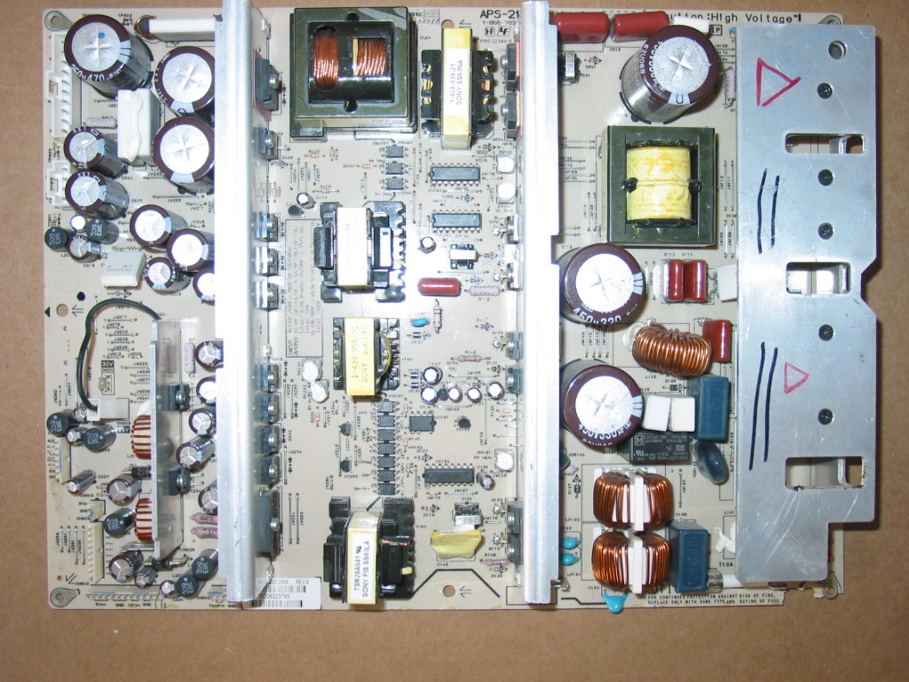 TOSHIBA 50HP66 power supply board repair service for totally dead or
