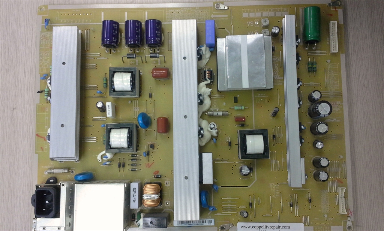 Repair service for Samsung power supply BN4400516A / P64SW_CPN / IP