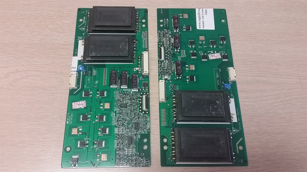 Insignia NSLCD42HD09 backlight inverters replacement for dark screen, no image problem