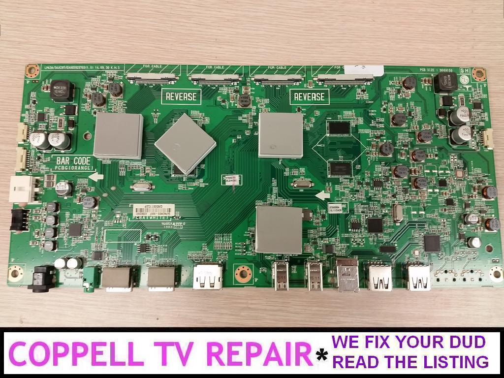 Repair service for LG main boards based on LM43A / 34UC97 / EAX65923703