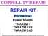 Picture of REPAIR KIT FOR PANASONIC POWER SUPPLY BOARD TNPA3911 / TNPA3911AB / TNPA3911AD