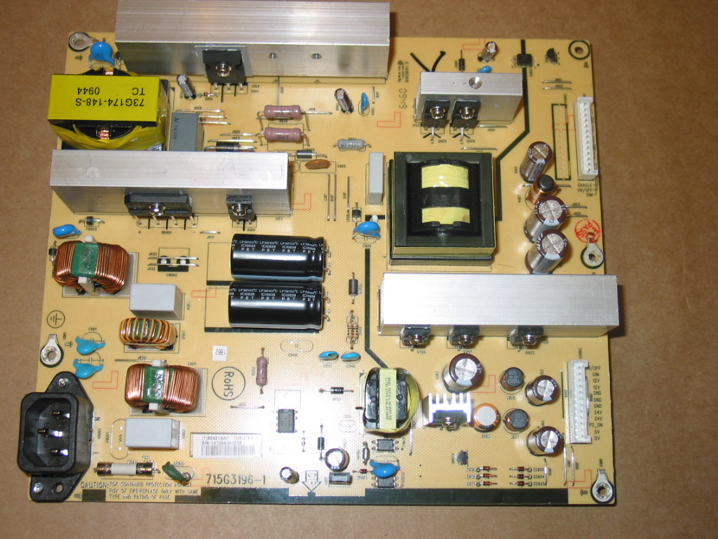 Vizio VP322HDTV10A Power Supply Board 2300KEG029A-F / PSPU-J707A