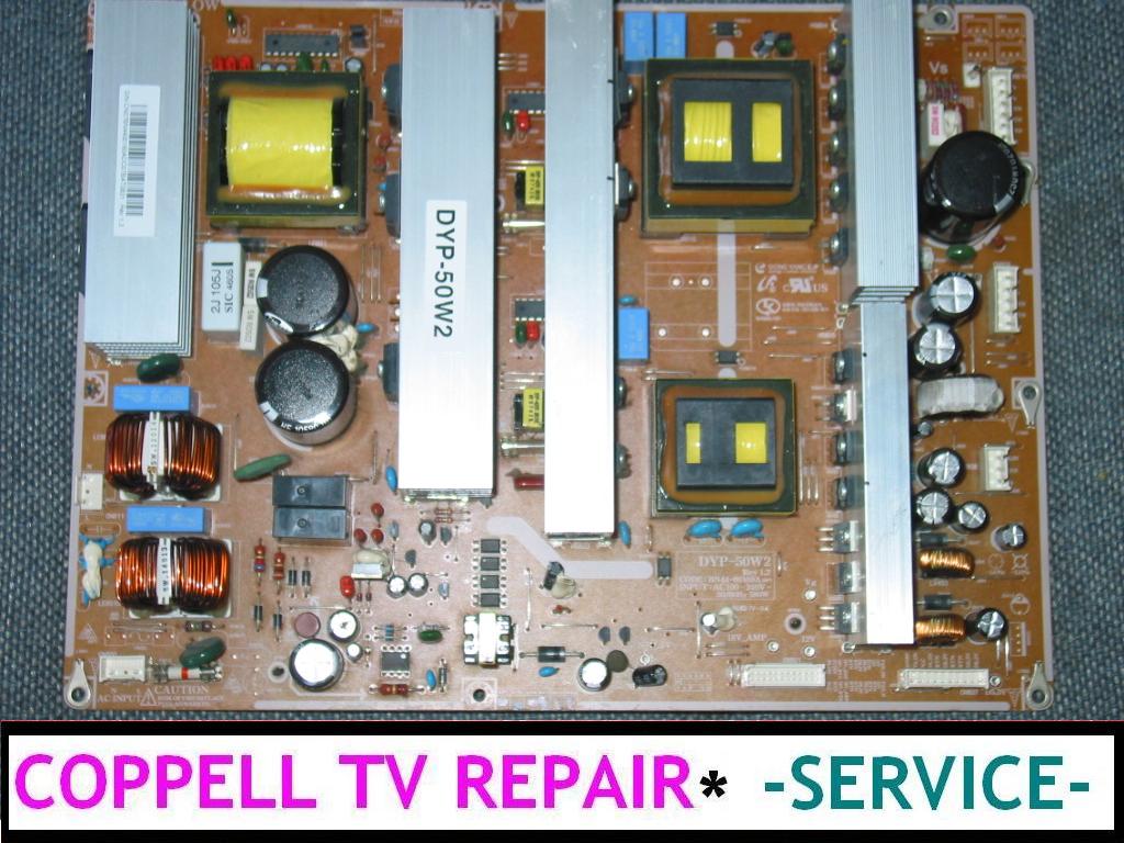 BN4400160A DYP50W2 SAMSUNG POWER SUPPLY BOARD REPAIR SERVICE FOR DEAD TV, NOT POWERING ON