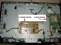 Picture of Repair service for TOSHIBA 32AV502R intermittent shutdown, random shutoff