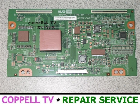Picture of Repair service for AUO T400HW01 V4 / 40TO2-C02 / 55.40T02.C03 LCD timing controller / T-CON 40T02-C02 / 5540T02C03