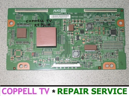 Picture of Repair service for AUO T400HW01 V5 / 40TO2-C06 / 55.40T02.C08  LCD timing controller T-CON 40T02-C06