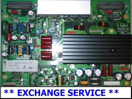 Picture of EXCHANGE SERVICE FOR VIZIO P42HDTV10A YSUS BOARD CAUSING SHUTDOWN, BLACK SCREEN OR FLASHING SCREEN PROBLEM