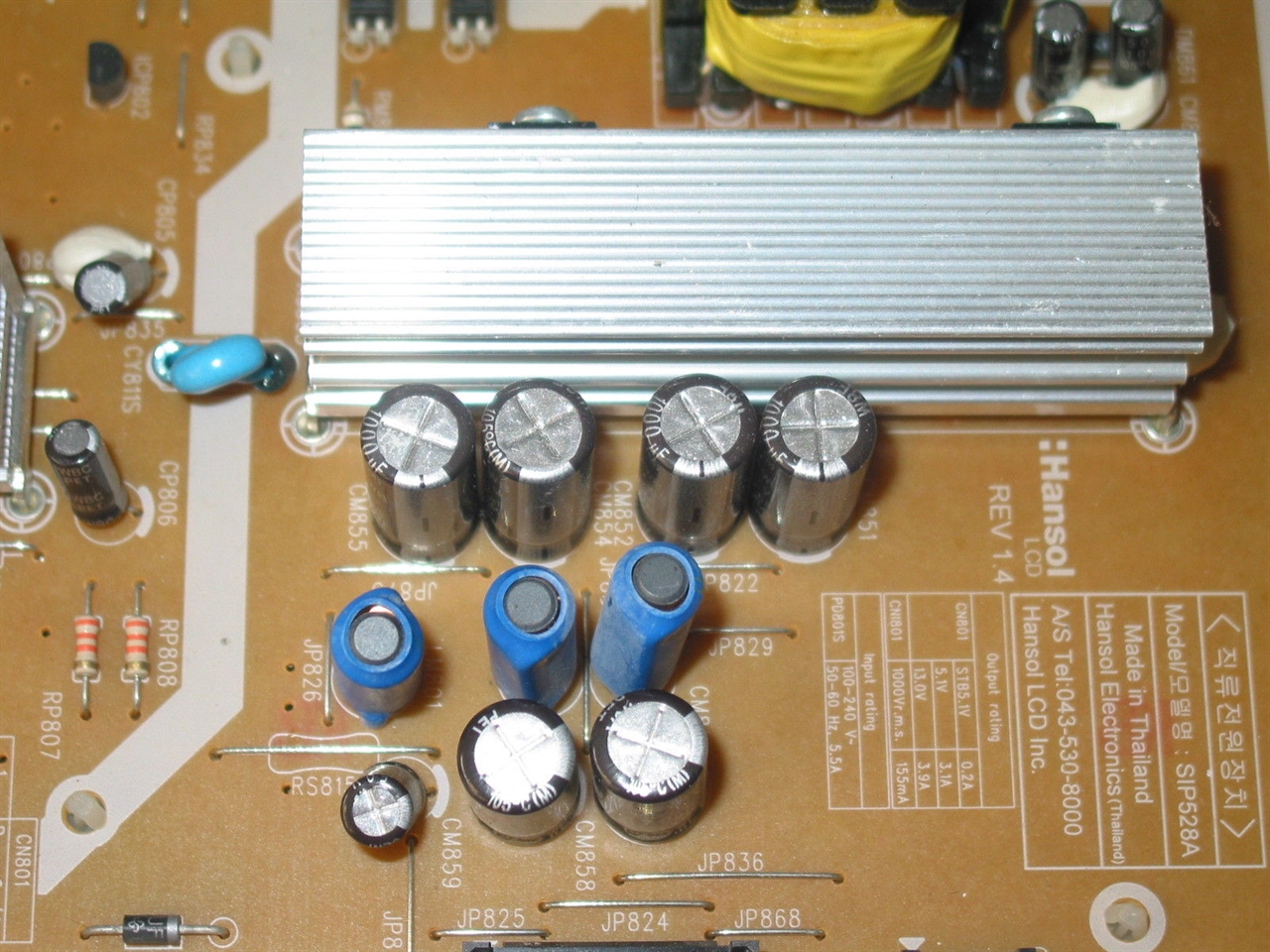BN4400201A SAMSUNG POWER SUPPLY REPAIR KIT FOR TV NOT POWERING ON