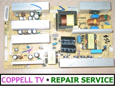 Picture of REPAIR SERVICE FOR SOYO MT-SYTPT2627AB  POWER SUPPLY - TV NOT POWERING ON OR SHUTTING OFF OR TAKING TIME TO COME UP