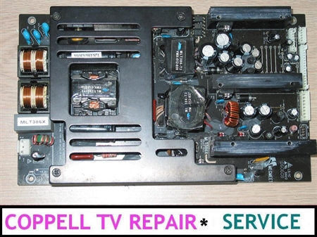 Picture of REPAIR SERVICE FOR AKAI LCT37Z6TA LCD TV POWER SUPPLY - TV DEAD OR SHUTTING DOWN IMMEDIATELLY