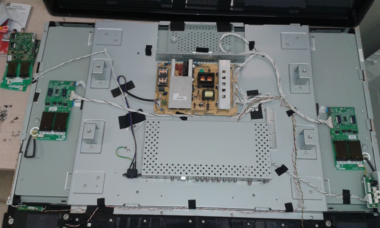 Vizio VW42LHDTV10A backlight inverters replacement set for dark display