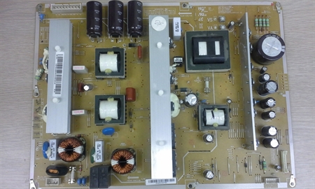 Picture of Samsung PN64D550C1FXZA power supply board repair service for dead TV, intermitent shutdowns etc. problems