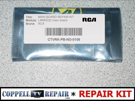 Picture of RCA L46WD22 repair kit no audio / intermittent sound / no sound problem