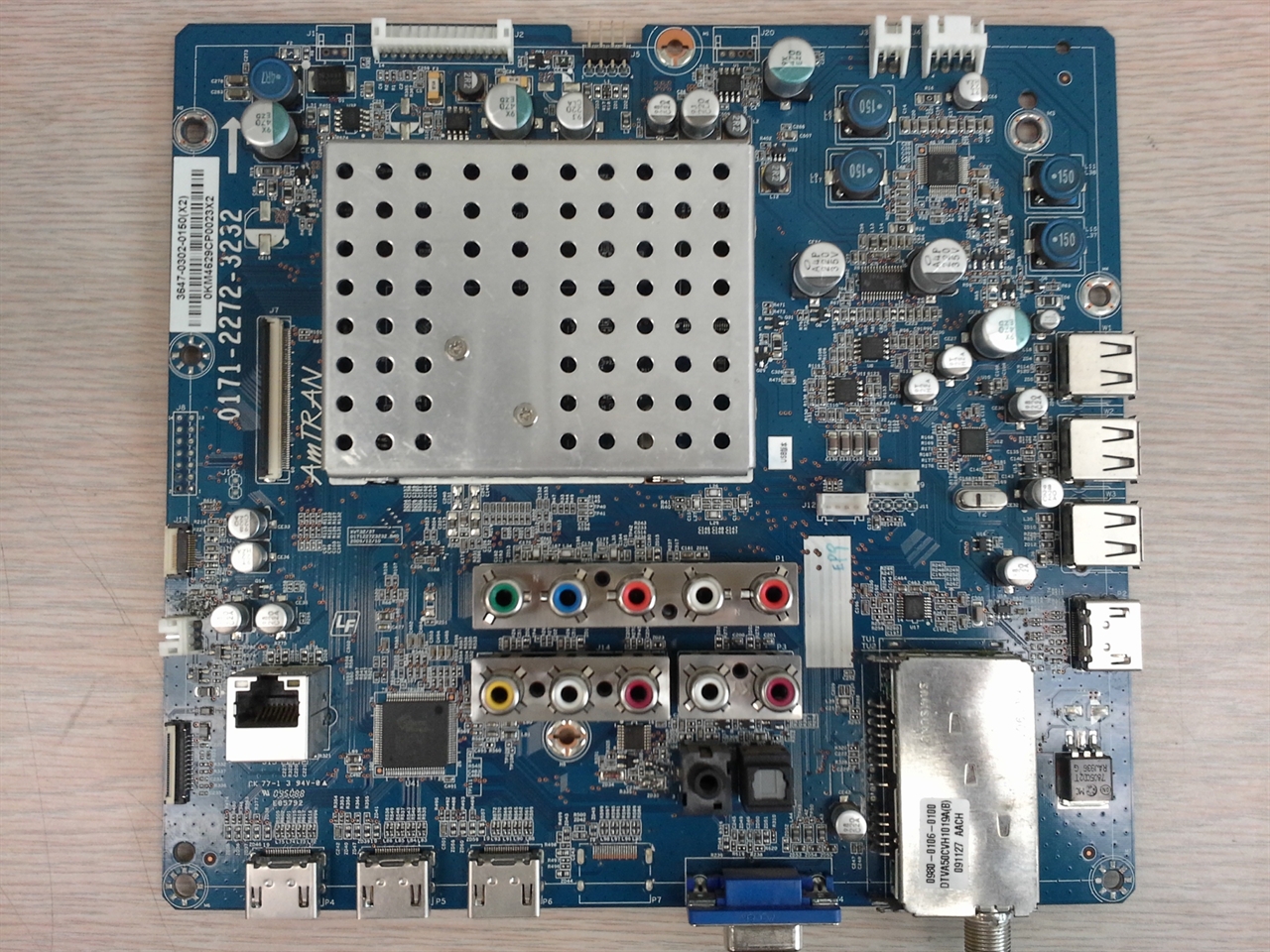 0171 2272 3232 Vizio main board repair service for dead or LED flashing TV stick on Vizio logo no audio no HDMI or other problem