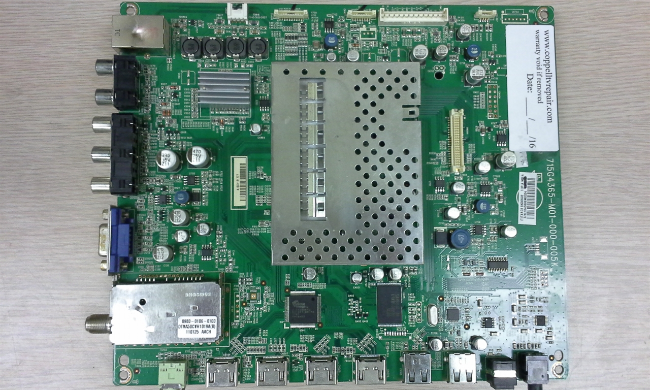 Vizio E422VA replacement main board for 756TXACB5K05203 TXACB5K05203 715G4365 M0H 000 005K serviced tested 40 credit for old dud