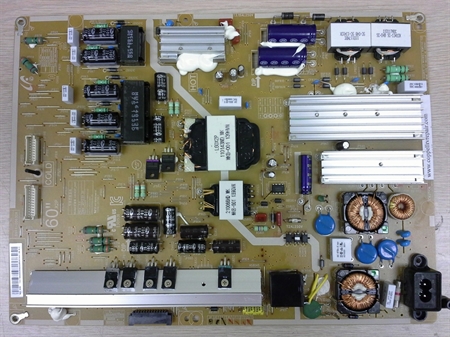 Picture of Repair service for BN44-00630A / L60X2P_DHS power supply causing totally dead TV, random shutdowns, clicking on and off etc. problems