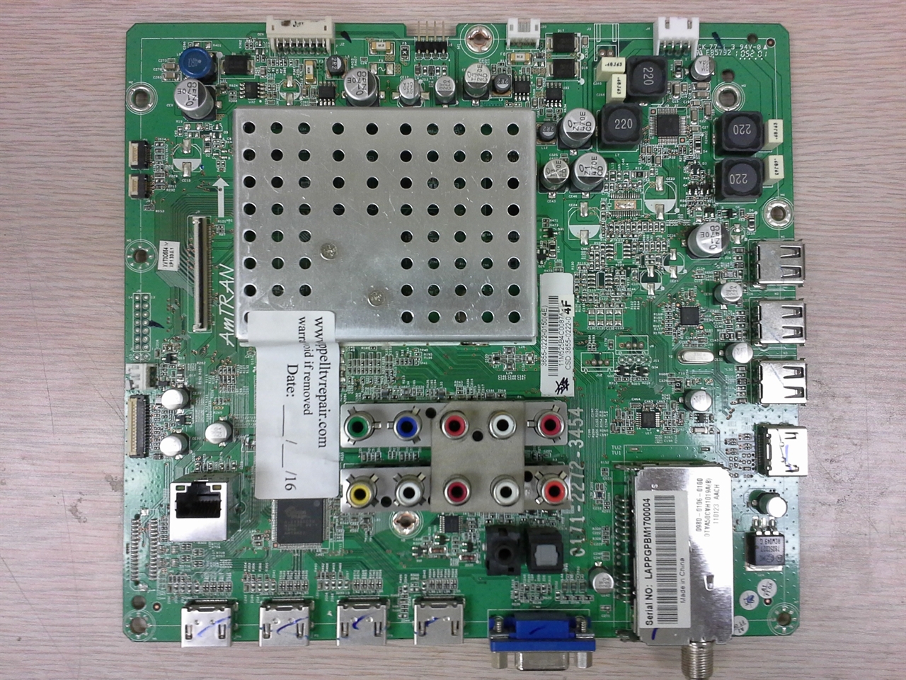 Vizio m550nv cheap main board