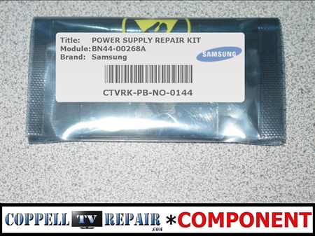 Picture of Repair kit for Samsung LN55B640R3FUZA / LN55B640R3 power supply and inverter causing no backlight / no image problem