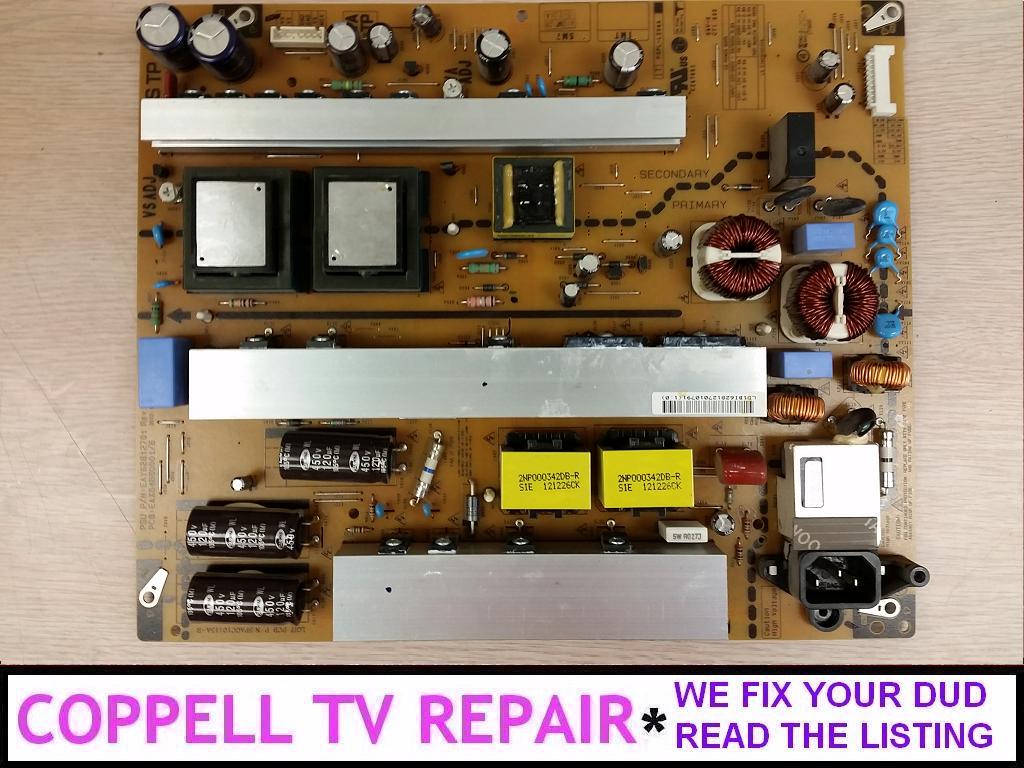 Repair service for LG 60PN5700UA power supply board causing dead TV or