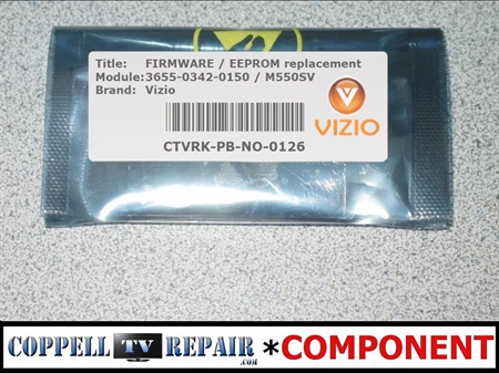 Picture of Vizio M550SV main board  3655-0342-0150 NAND flash / EEPROM / firmware IC U12 only