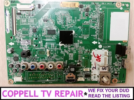 Picture of Repair service for LG 60PN5000-UA main board EBT62394293 / 62394293 - dead TV, stuck on logo, no HDMI, no image, no sound etc.