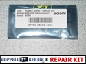 Picture of REPAIR KIT FOR 147433111 / 147430311 / 1-474-331-11 Sony power supply board - no standby or not starting