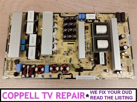 Picture of Repair service for Samsung PN60F8500AFXZA power board BN44-00602A / PSPF751503A /  P60PF_DSM (dead TV, intermittent shutdown etc.)