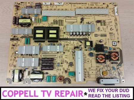 Picture of Repair service for RUNTKA903WJQZ / PSD-0863 power supply for Sharp LC-80LE844U LC-80LE633U dead or failing to start