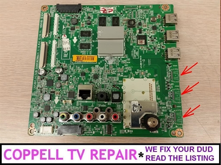 Picture of Repair service for broken HDMI ports in LG EAX65363904(1.1) based main boards (LG LB6300, LB6500 and LB7100 series)