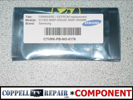 Picture of EEPROM / NAND FLASH IC1302 K9GAG08U0E FOR SAMSUNG PN64D7000FFXZA / PN64D7000 - NEW, PROGRAMMED, TESTED