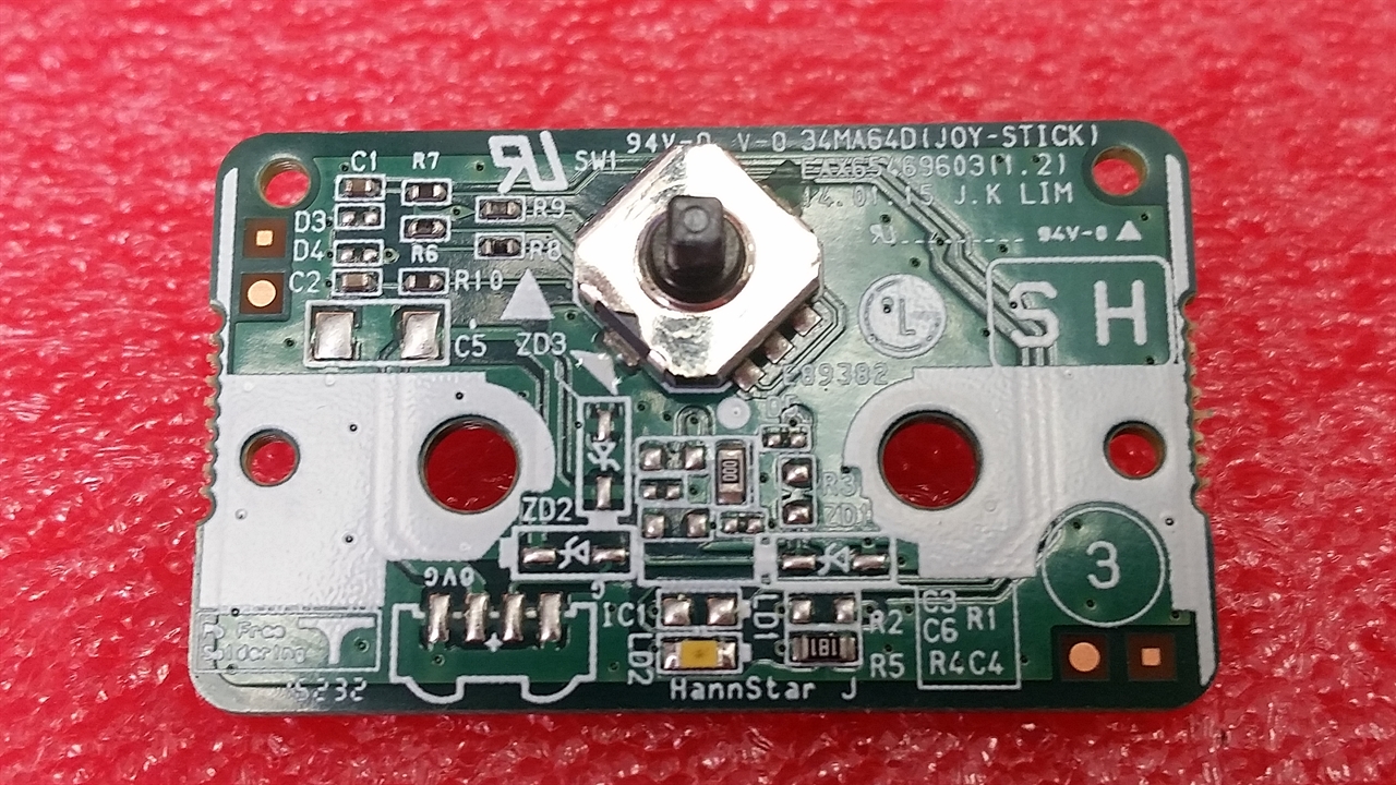 Button / jog / rocker / joystick / joystick board replacement for LG