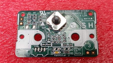 Picture of Button / jog / rocker / joy-stick / joystick control board replacement for LG 31MU97-B, LG 31MU97C-B, LG 31MU97Z-B