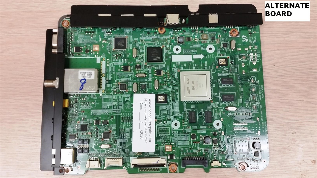 Samsung UN55D6005SFXZA main board BN97-06299B / BN94-05656X replacement -  upgraded, tested, $40 credit for old dud