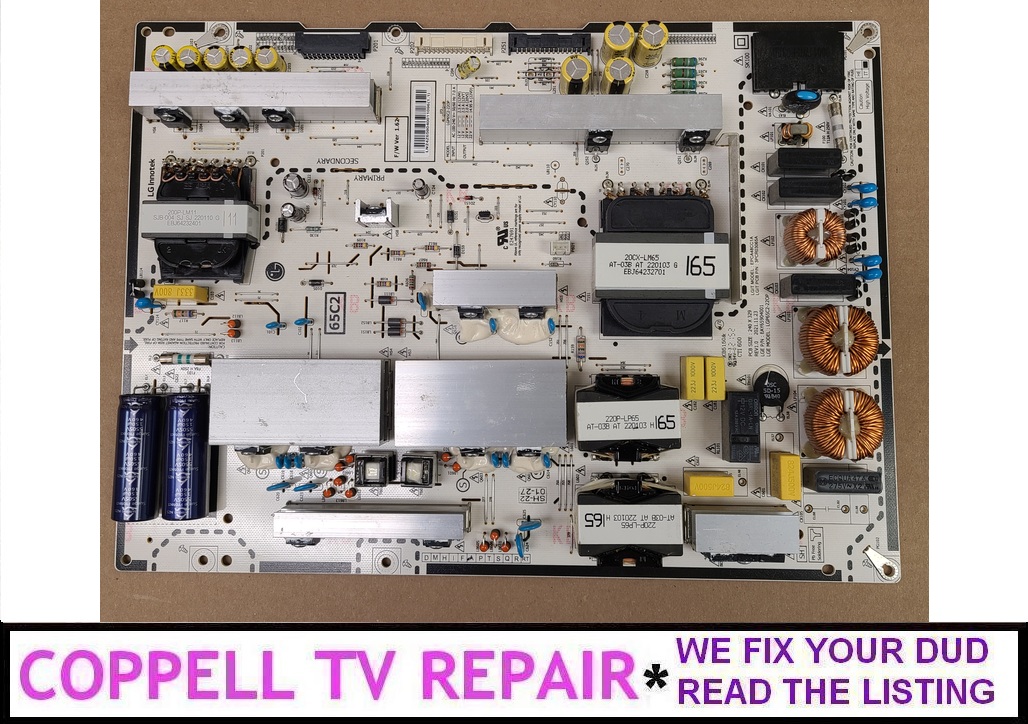 LG OLED65C2AUA power supply EAY65904001 board repair service