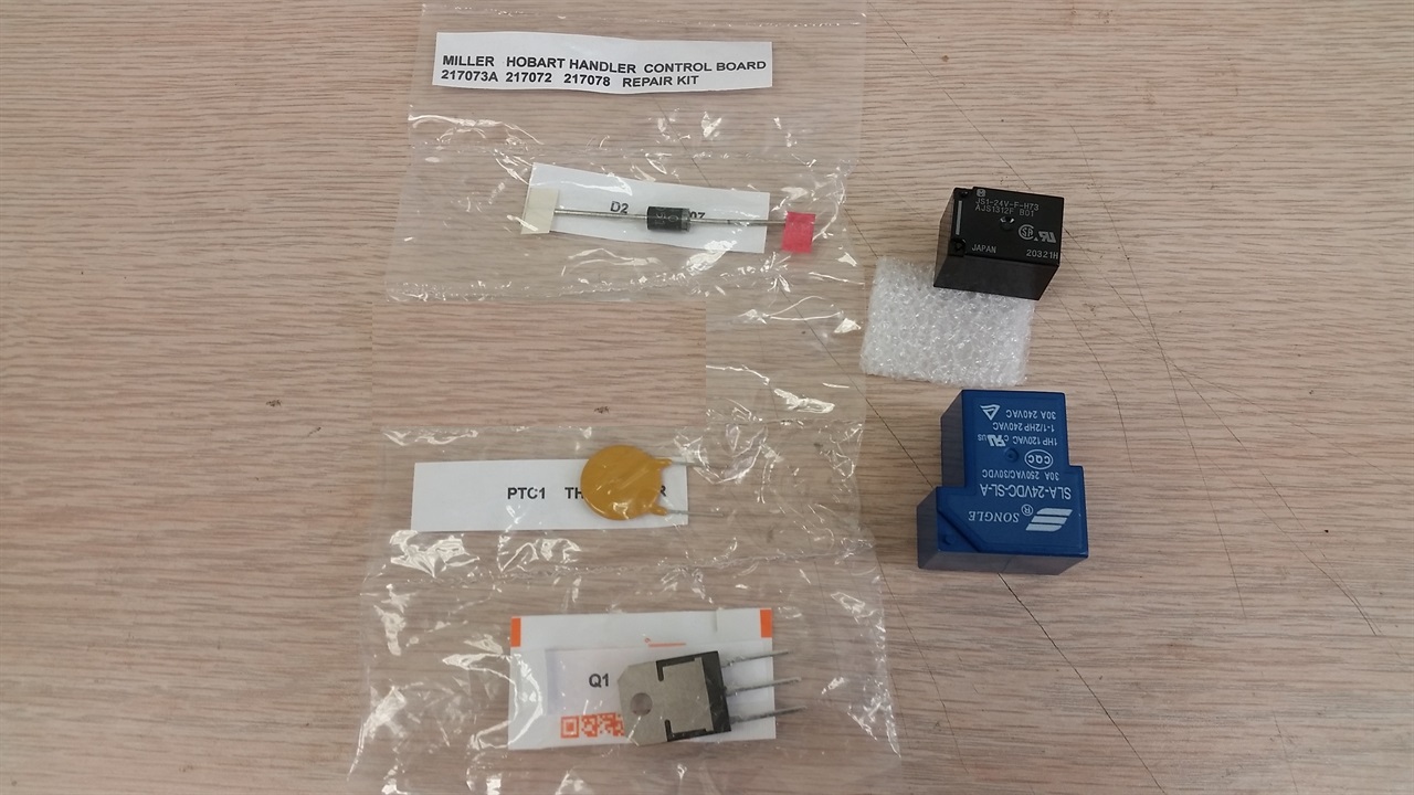 Miller Hobart control board 217073A 217072 217078 repair kit - Coppell ...
