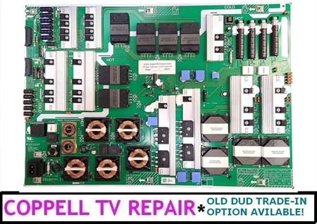 Picture of Samsung QN85Q90TAFXZA power board BN44-01081A / L85S9NA_TDY - reconditioned, tested, working, $90 credit for old dud