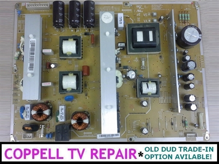 Picture of BN44-00445A power board for Samsung PN59D550C1FXZA, PN64D550C1FXZA - upgraded, tested , $50 credit for old dud