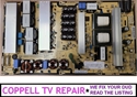 Picture of Repair service for Samsung PN64F8500AFXZA power board BN44-00603A / PSPF881503A /  P64PF_DSM (dead TV, intermittent shutdown etc.)
